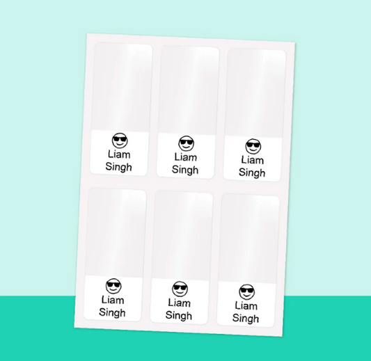 Wrap Around Pen & Pencil Labels 2K 3 Across