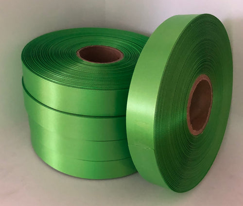 20mm x 100m Lime Green Polysatin