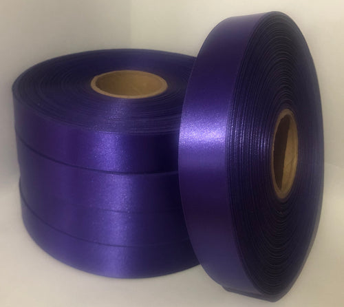 25mm x 100m Purple Polysatin
